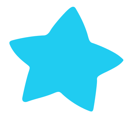 blue star decoration
